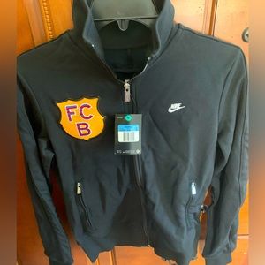 NWT Women’s Nike full zip jacket w FC Barcelona emblem